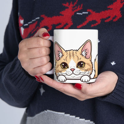 Selkirk Rex Peek-a-Boo Mug | Best Selkirk Rex Mama Gift