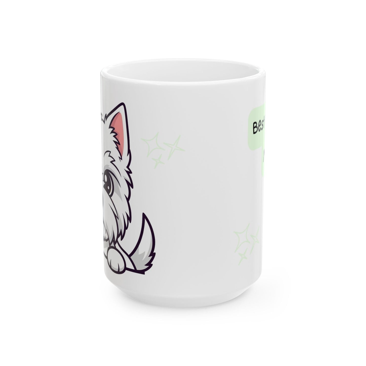 West Highland Terrier Peek-a-Boo Mug | Best Westie Mama Gift