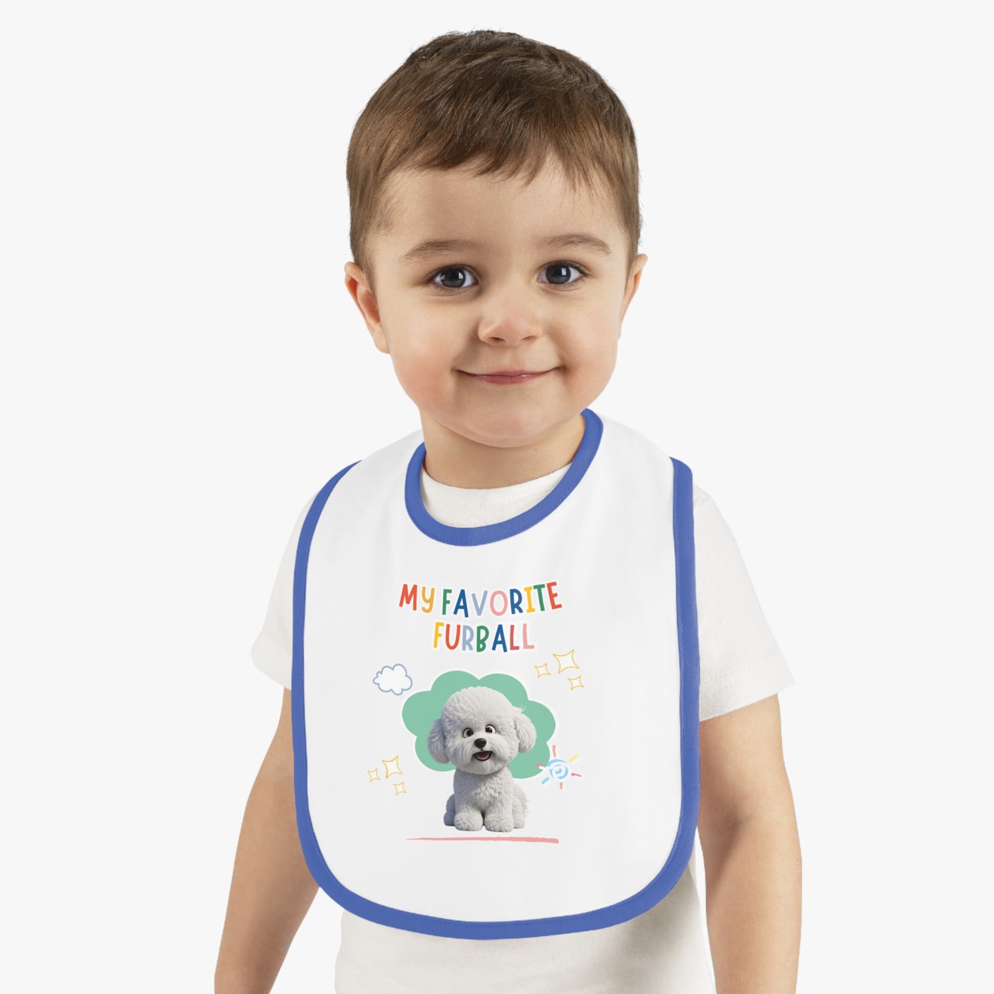 Bichon Frise Favorite Furball Baby Bib