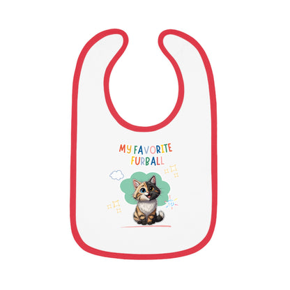 Long hair Chimera Cat Favorite Furball Baby Bib