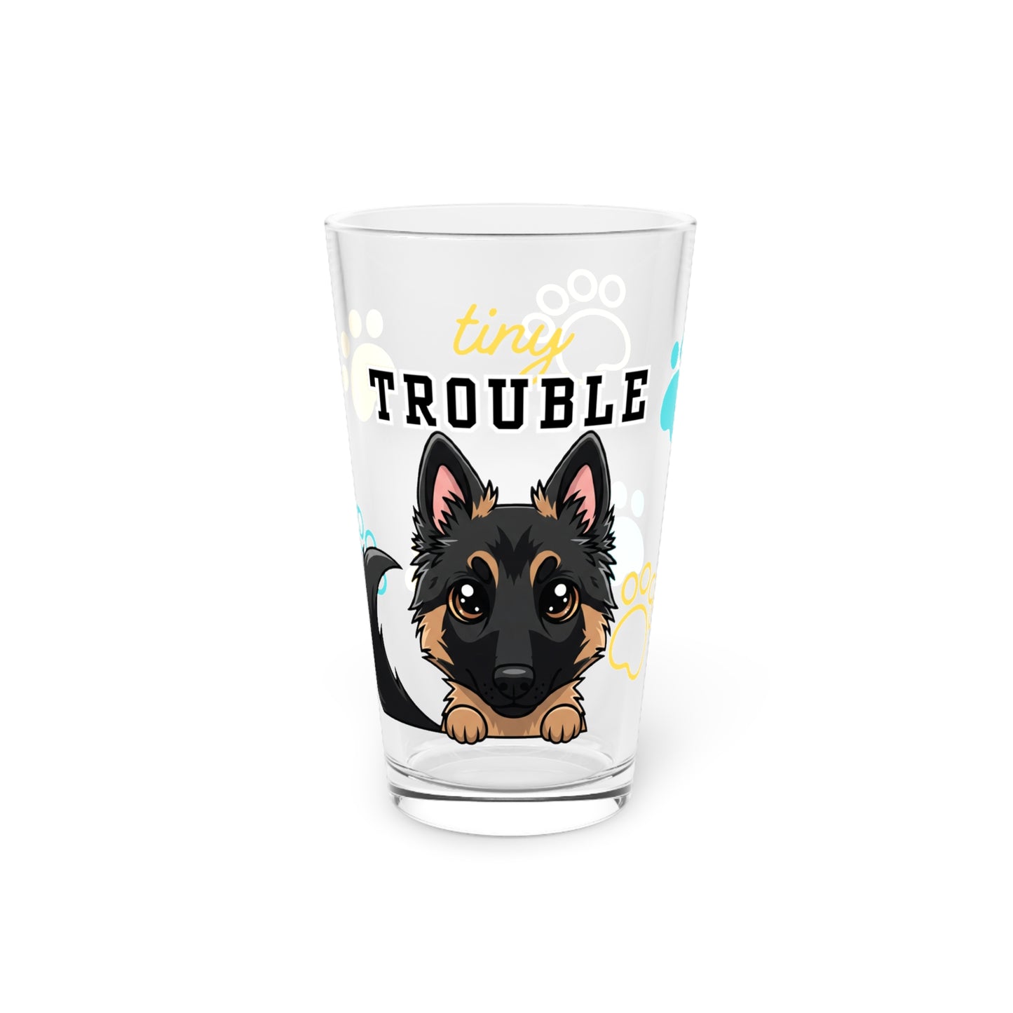 Malinois Tiny Trouble Pint Glass