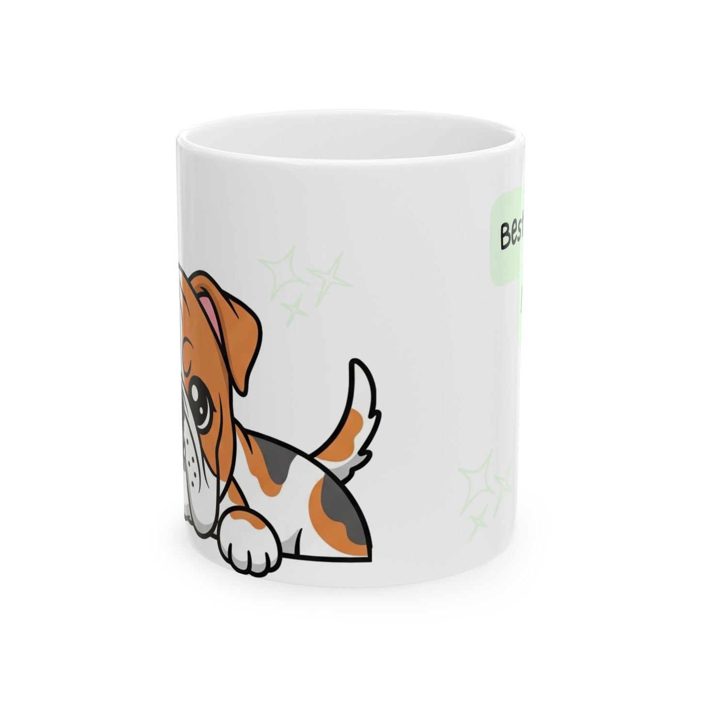 Bulldog Peek-a-Boo Mug | Best Bulldog Mama Gift