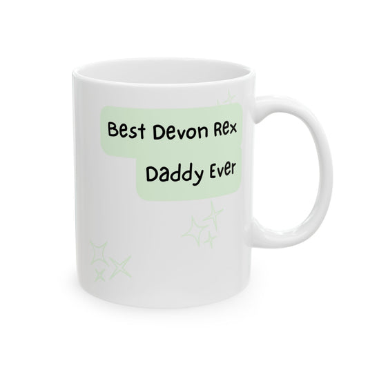 Devon Rex Peek-a-Boo Mug | Best Devon Rex Daddy Gift