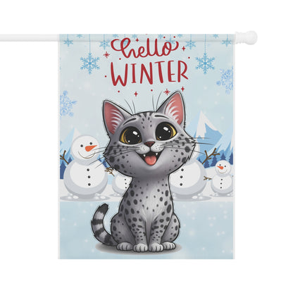 Ocicat Hello Winter Garden Banner