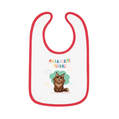 Norwegian Forest Favorite Furball Baby Bib