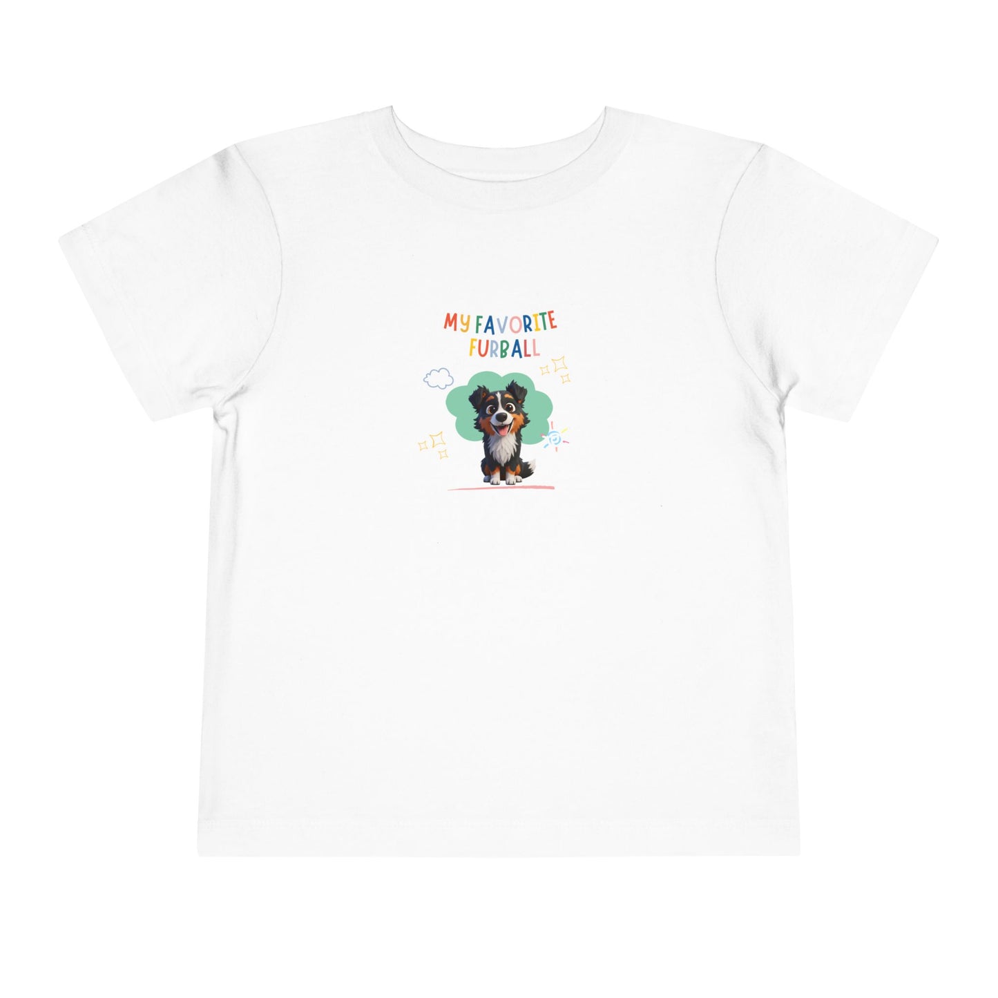 Border Collie Favorite Furball Toddler Tee
