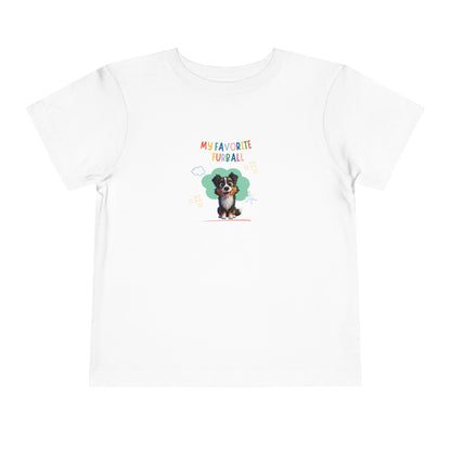 Border Collie Favorite Furball Toddler Tee
