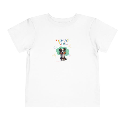 Border Collie Favorite Furball Toddler Tee
