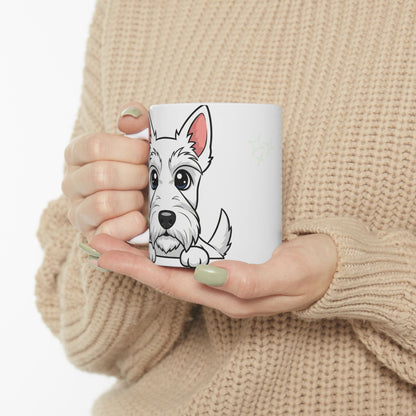 Scottish Terrier Peek-a-Boo Mug | Best Scottie Mama Gift
