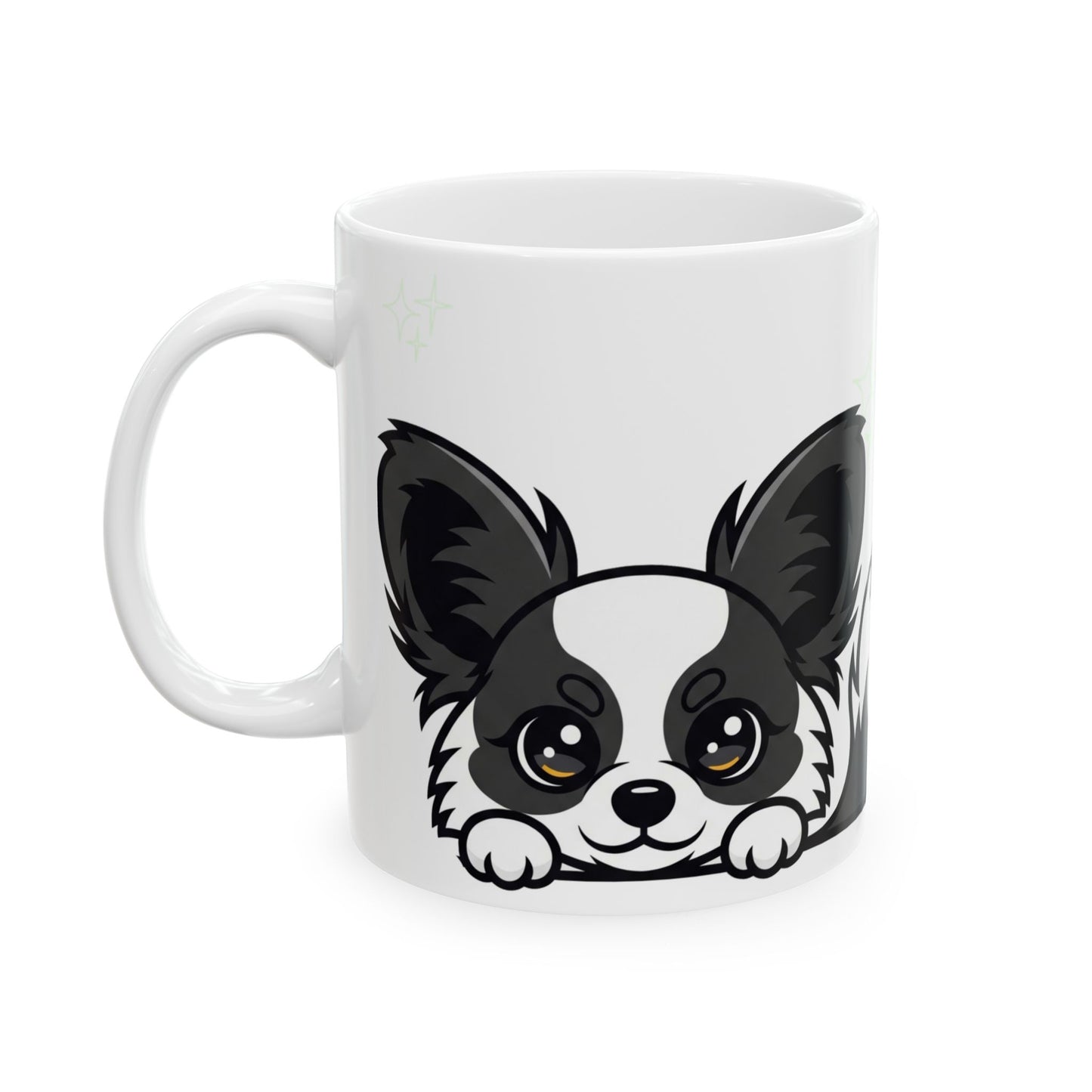 Papillon Peek-a-Boo Mug | Best Papillon Mama Gift