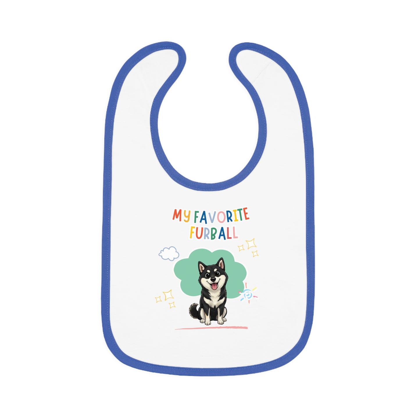 Shiba Favorite Furball Baby Bib