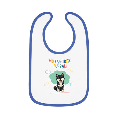 Shiba Favorite Furball Baby Bib