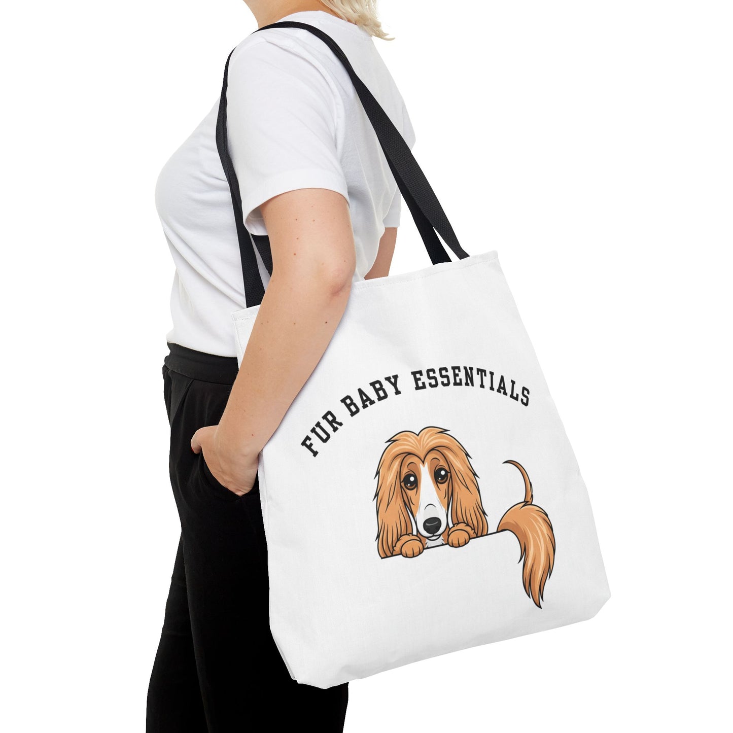 Afghan Hound FurBaby Tote Bag