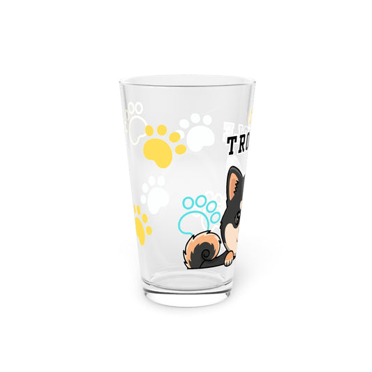 Shiba Tiny Trouble Pint Glass