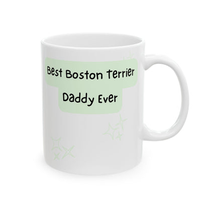 Boston Terrier Peek-a-Boo Mug | Best Boston Terrier Daddy Gift