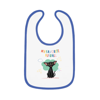 Oriental Shorthair Cat Favorite Furball Baby Bib