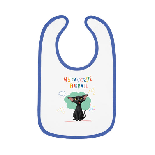 Oriental Shorthair Cat Favorite Furball Baby Bib