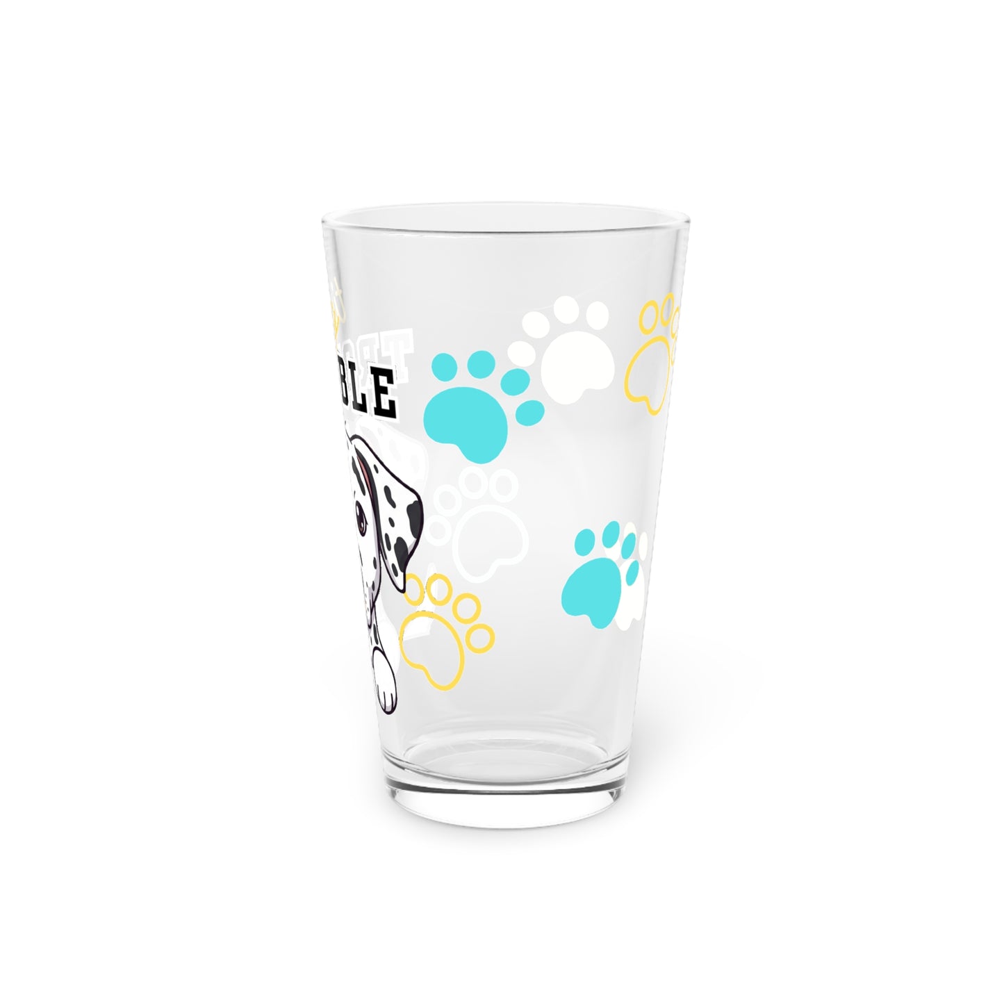 Dalmation Tiny Trouble Pint Glass