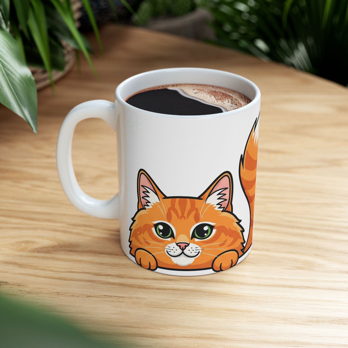 Cat Peek-a-Boo Mug | Best Cat Mama Gift