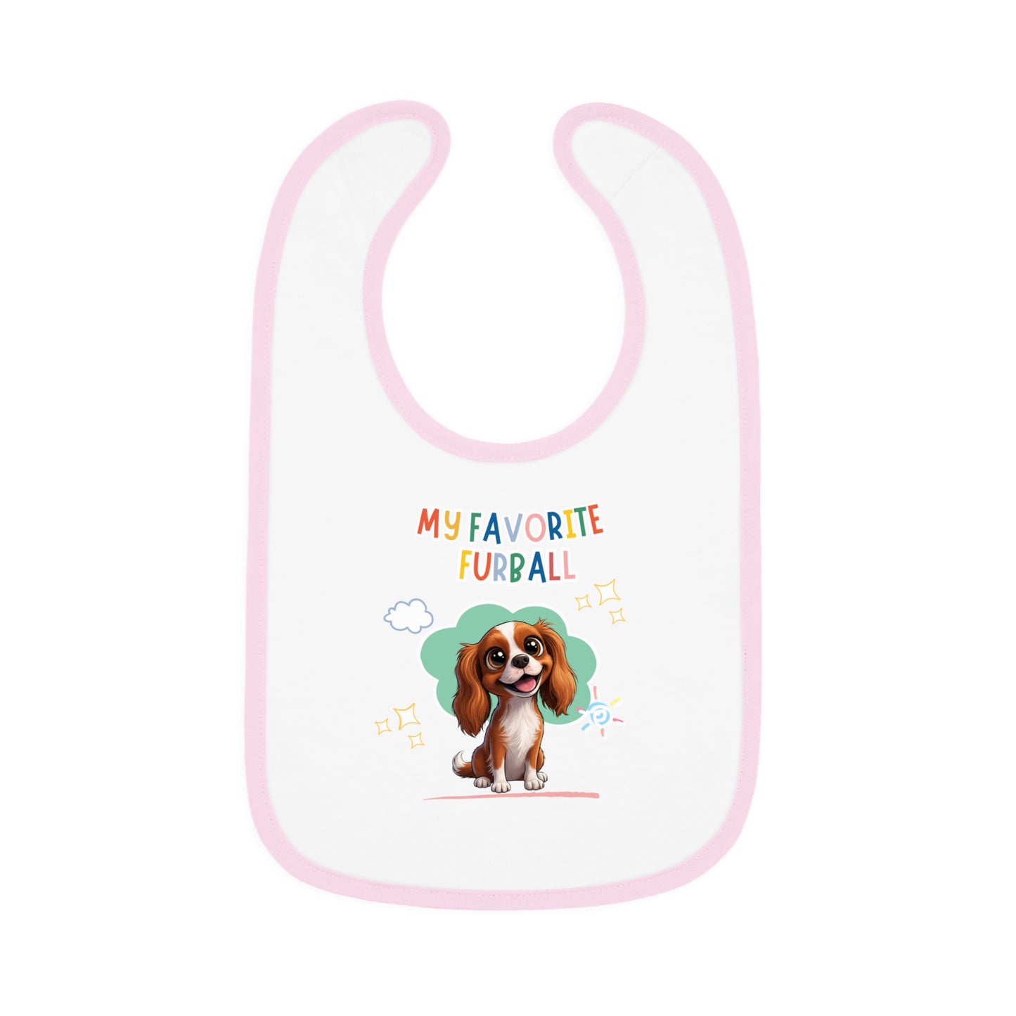 Cavalier Favorite Furball Baby Bib