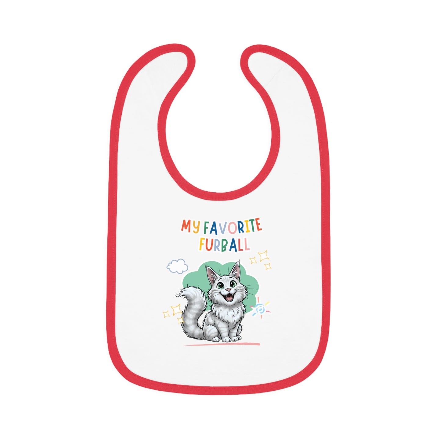 Maine Coon Favorite Furball Baby Bib
