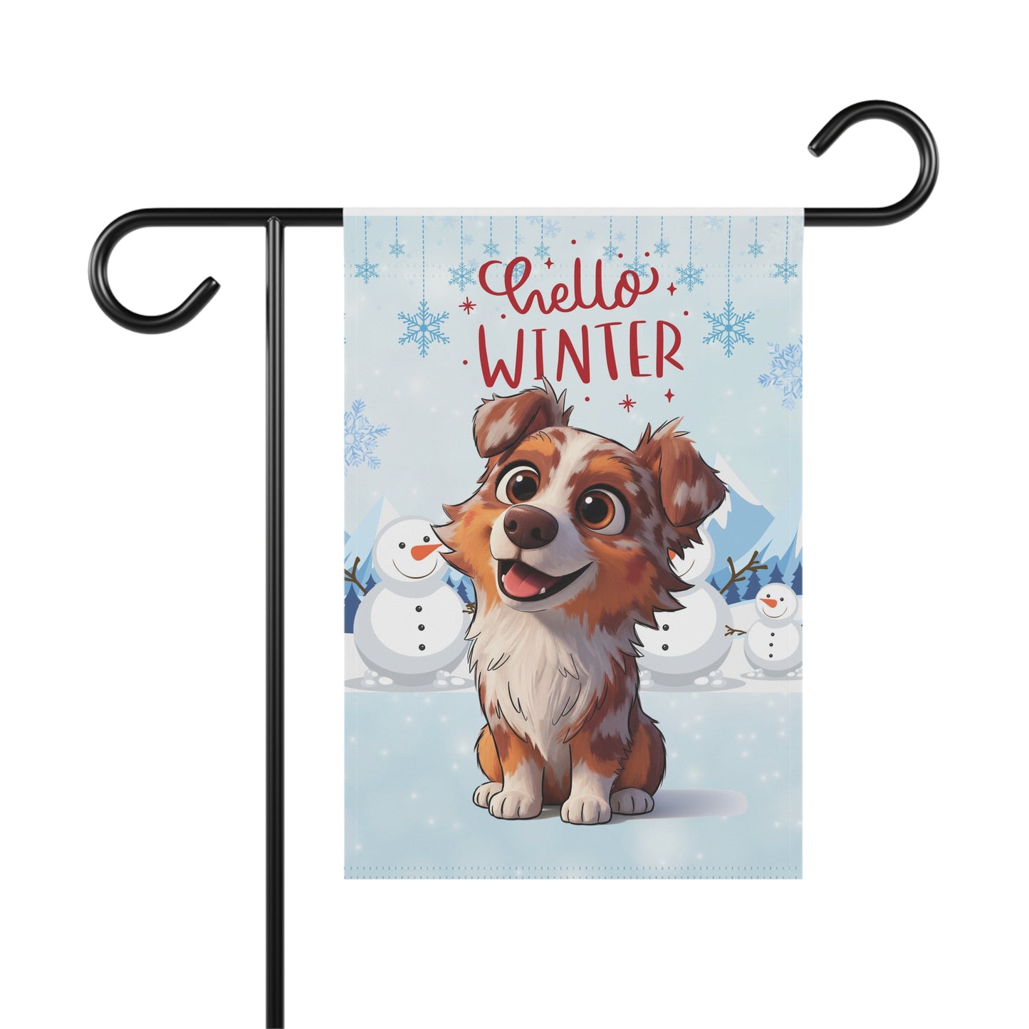 Aussie Hello Winter Garden Banner