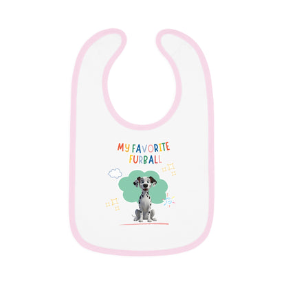 Dalmation Favorite Furball Baby Bib