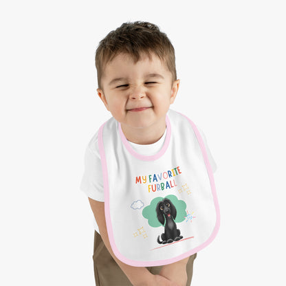 Afghan Hound Favorite Furball Baby Bib