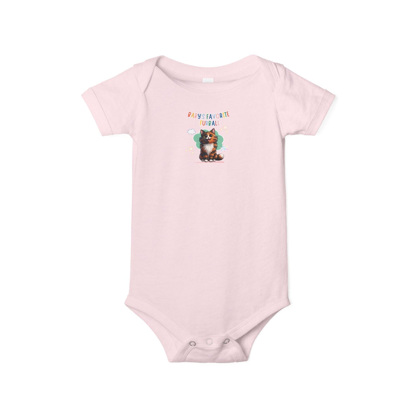 Long hair tortoiseshell cat Favorite Furball Onesie
