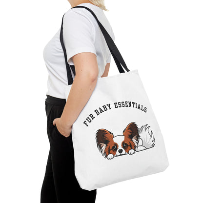 Papillon FurBaby Tote Bag