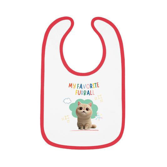 Exotic Shorthair Favorite Furball Baby Bib