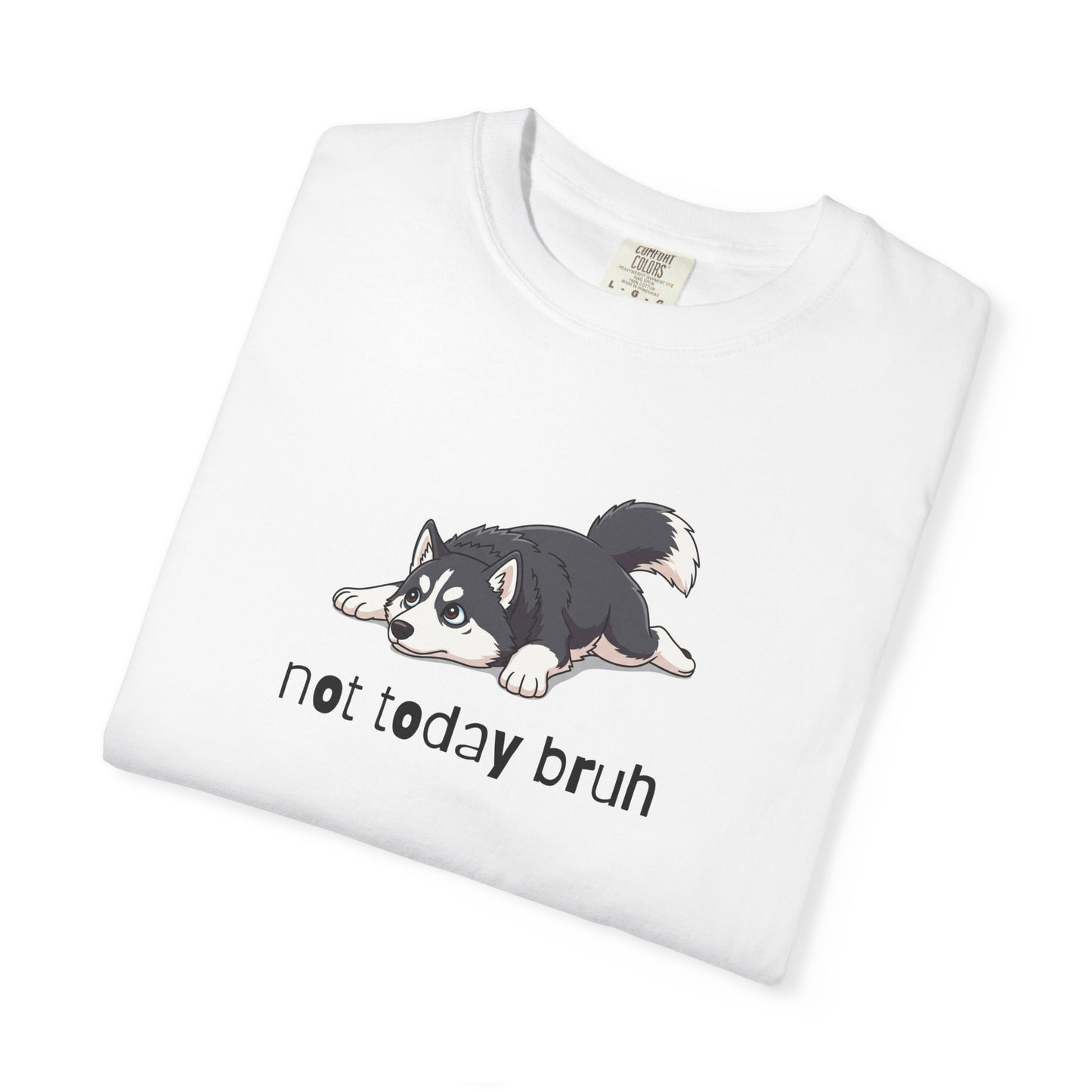 Husky Not Today Bruh T-Shirt