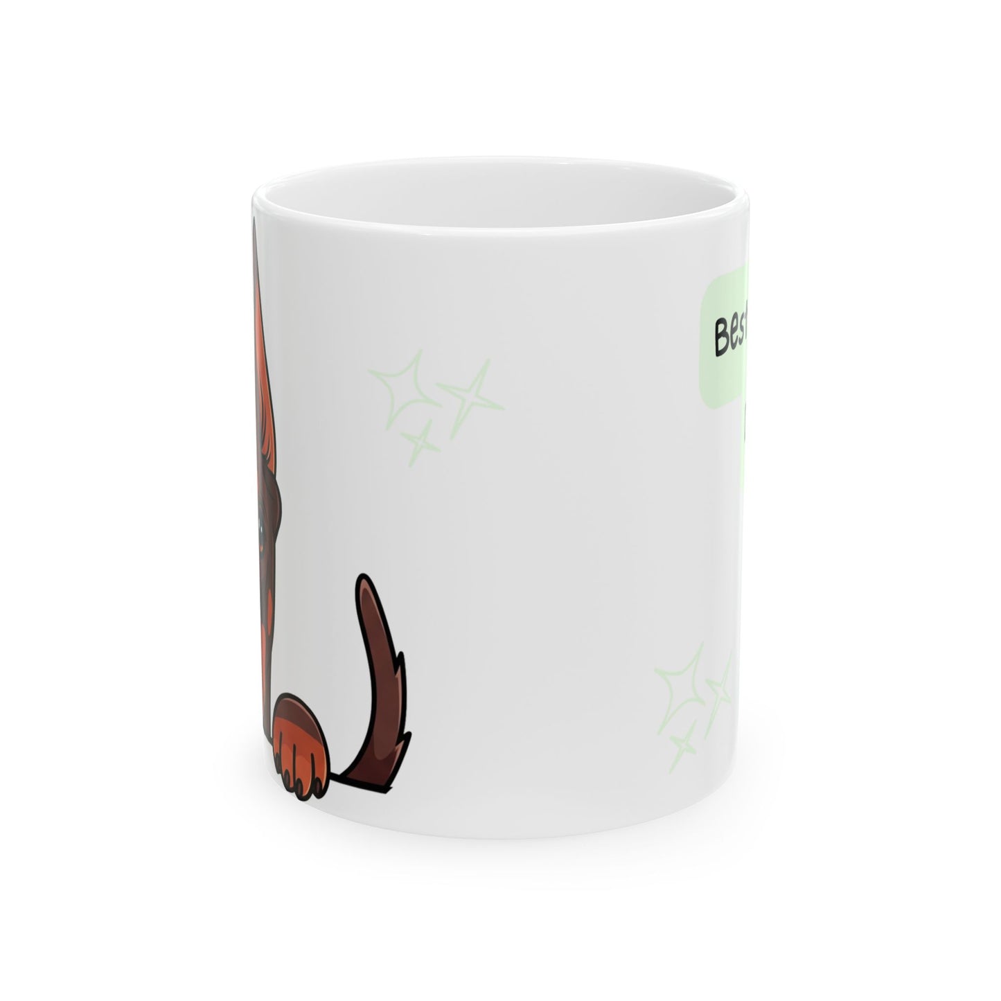 Doberman Peek-a-Boo Mug | Best Doberman Daddy Gift