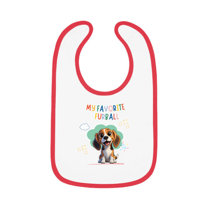 Beagle Favorite Furball Baby Bib