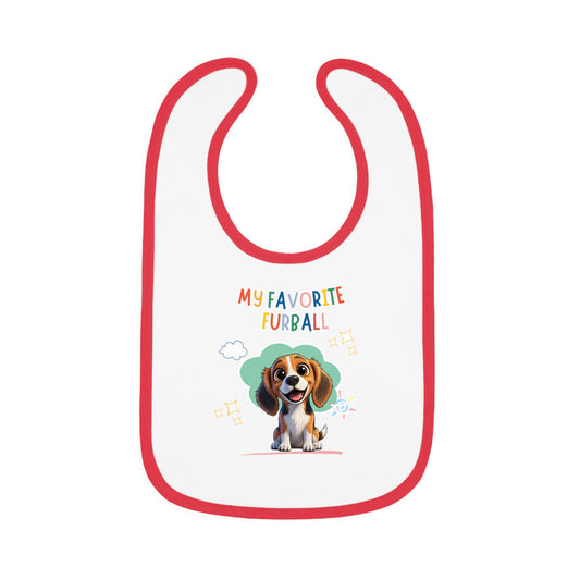 Beagle Favorite Furball Baby Bib