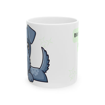 Kerry Blue Terrier Peek-a-Boo Mug | Best Kerry Blue Mama Gift