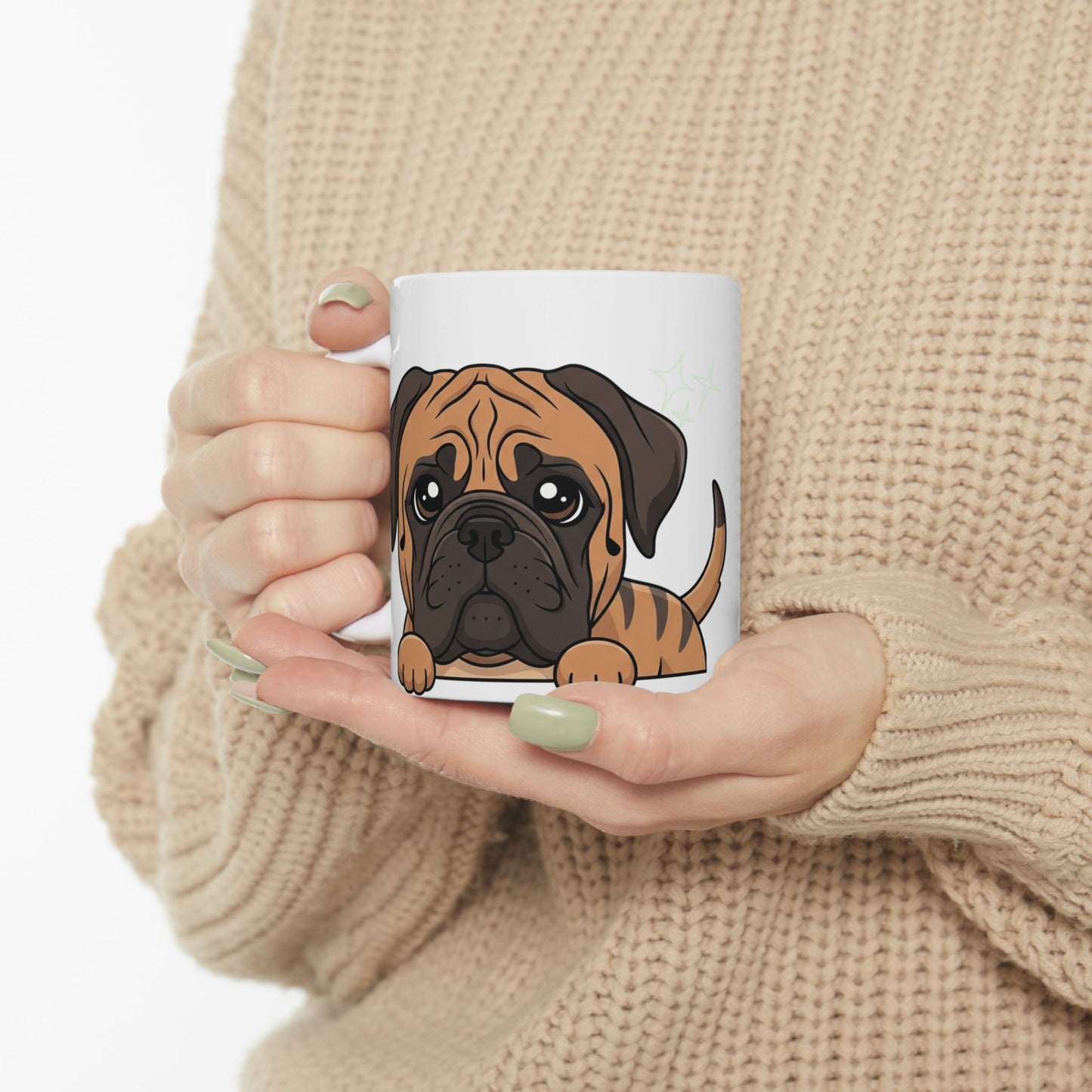Mastiff Peek-a-Boo Mug | Best Mastiff Daddy Gift