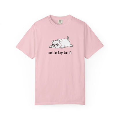 Bulldog Not Today Bruh T-Shirt