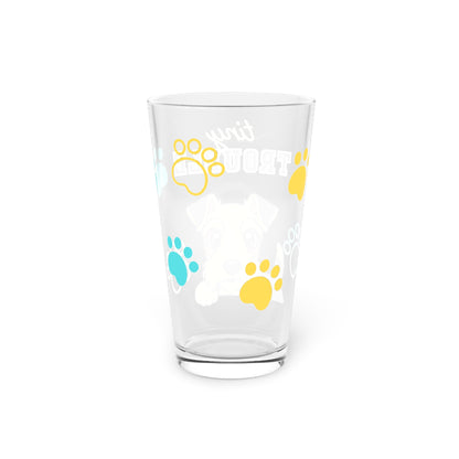 Welshie Tiny Trouble Pint Glass