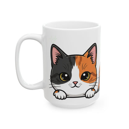 Cat Peek-a-Boo Mug | Best Daddy Gift