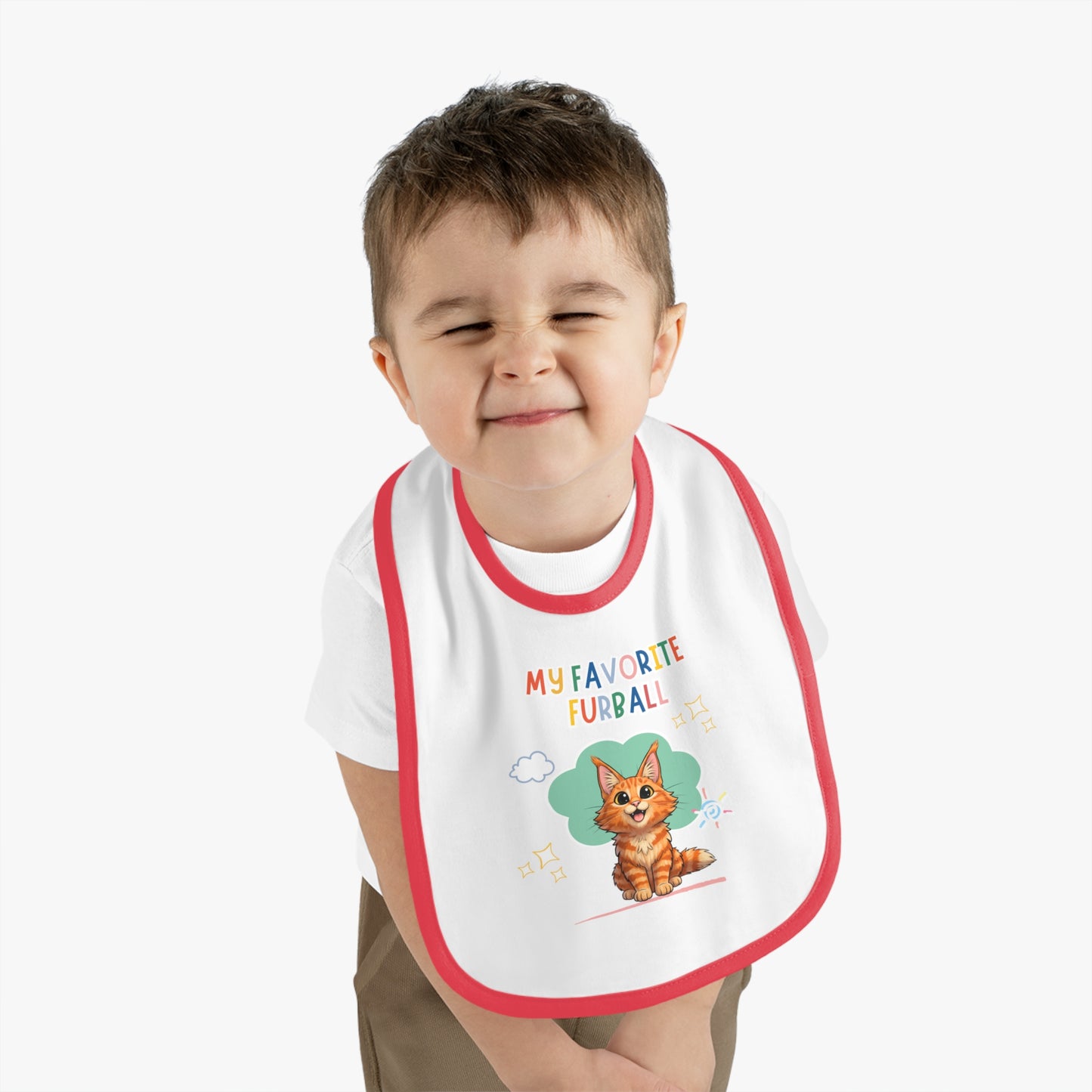 Maine Coon Favorite Furball Baby Bib