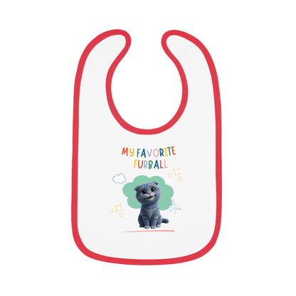 Scottish Fold Favorite Furball Baby Bib