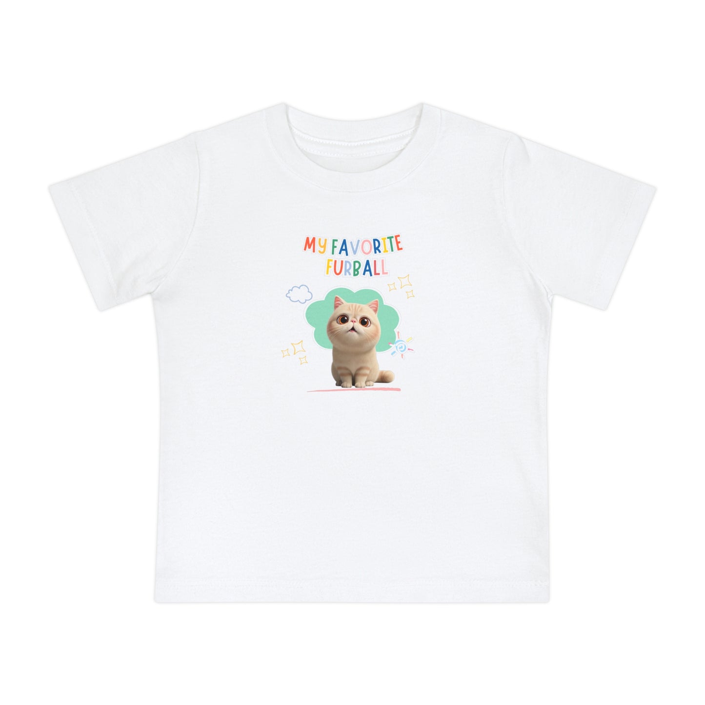 Exotic Shorthair Favorite Furball Baby Tee