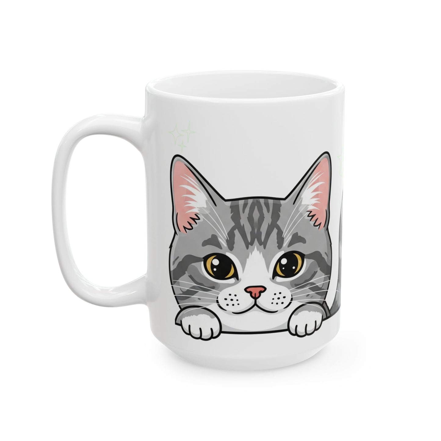 Cat Peek-a-Boo Mug | Best Cat Daddy Gift