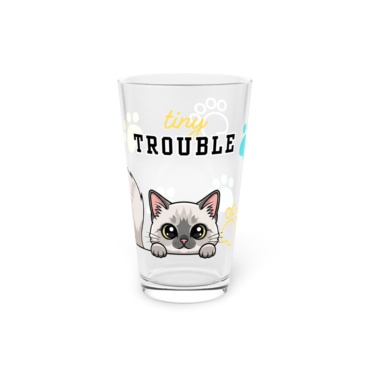 Ragdoll Tiny Trouble Pint Glass