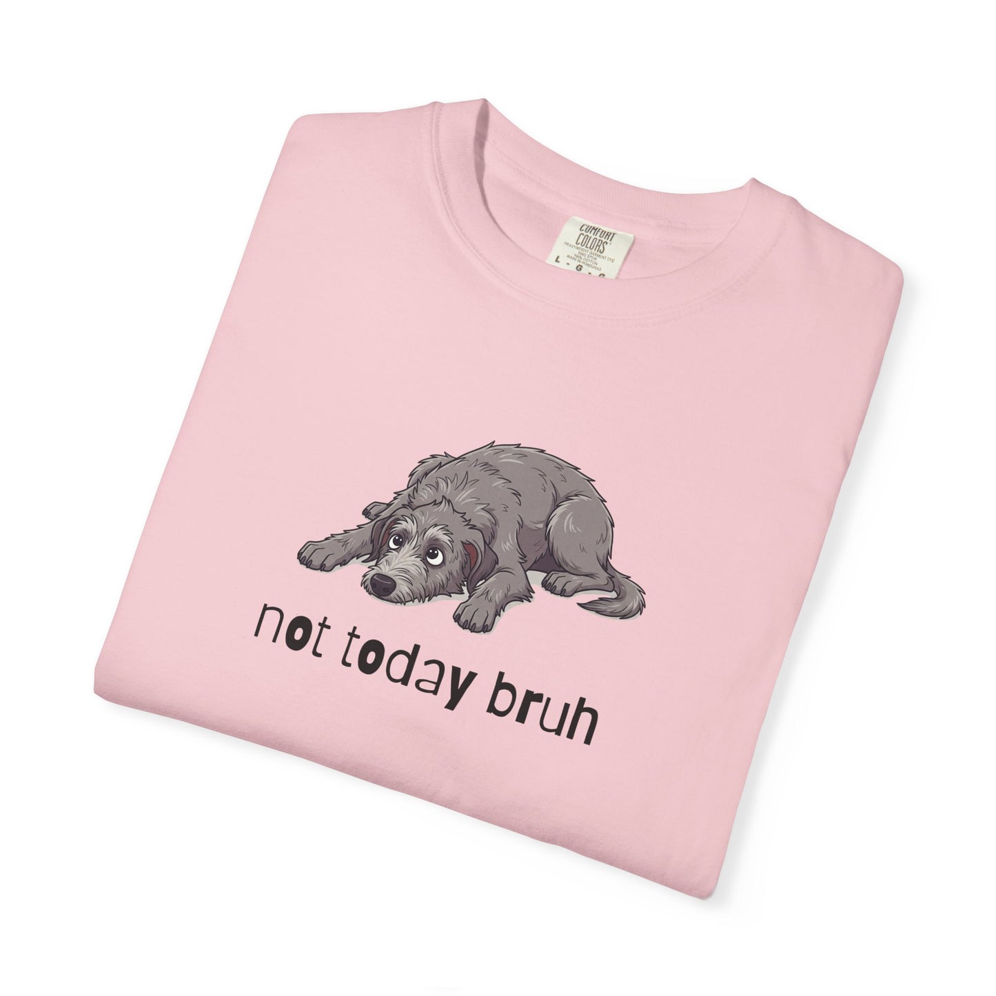 Scottish Deerhound Not Today Bruh T-Shirt