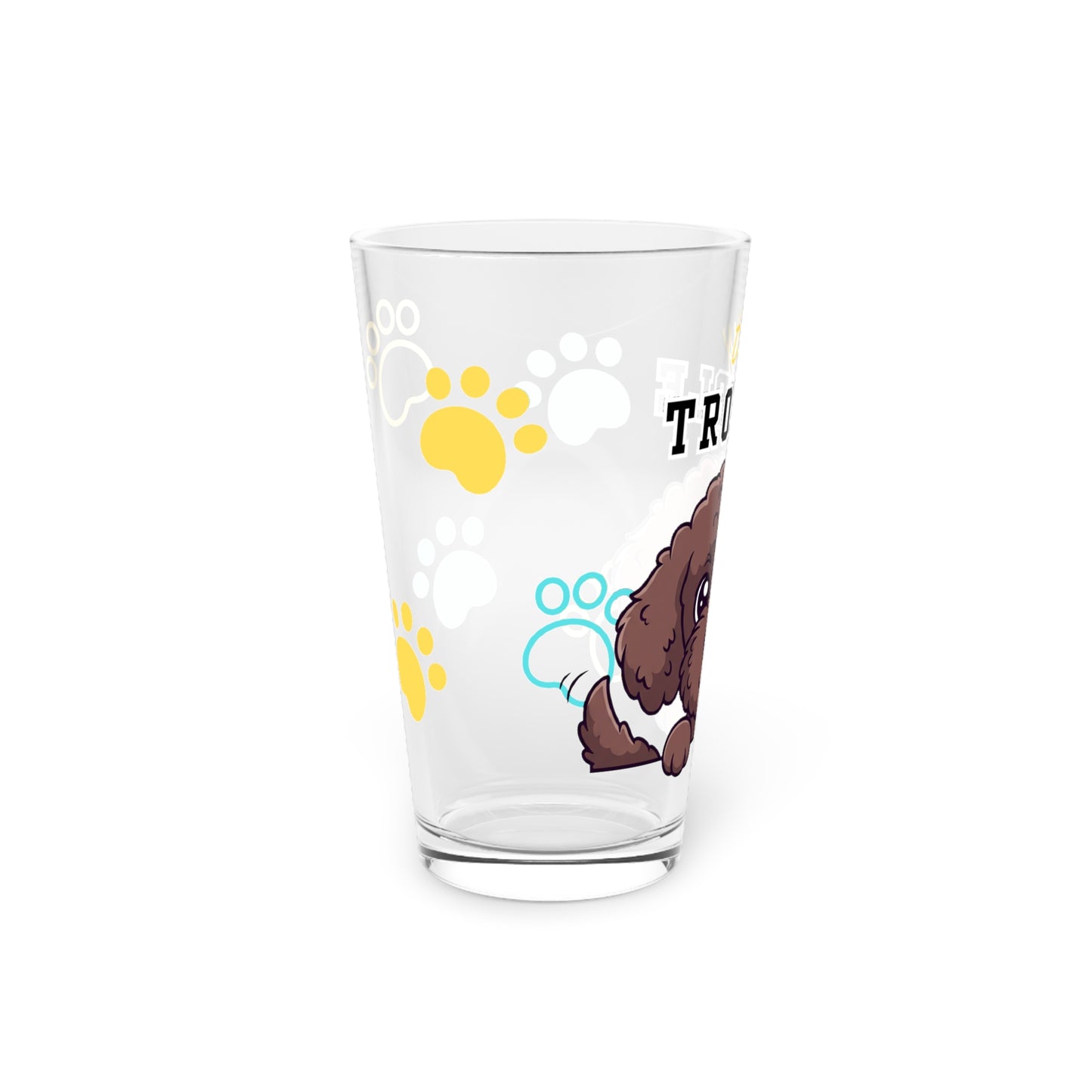 Portie Tiny Trouble Pint Glass