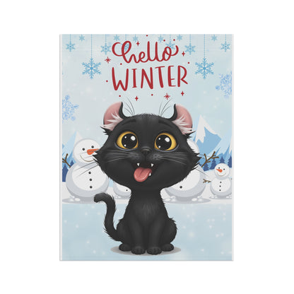 American Curl Hello Winter Garden Banner