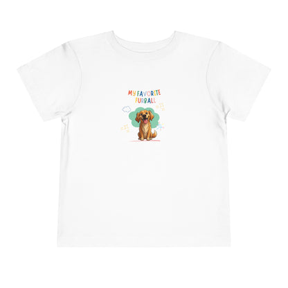 Golden Retriever Favorite Furball Toddler Tee