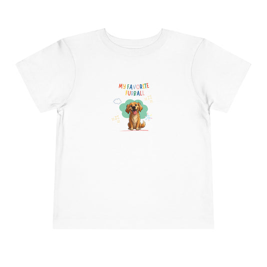 Golden Retriever Favorite Furball Toddler Tee